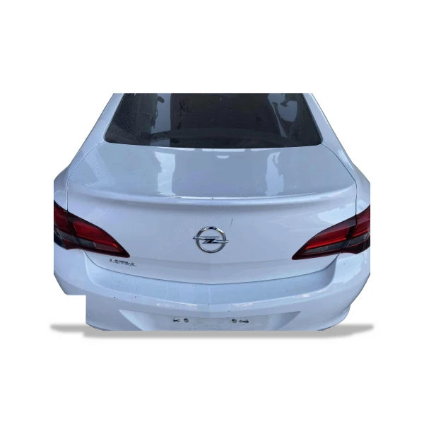 Opel Astra J Sedan Arka Bagaj Kapağı Beyaz